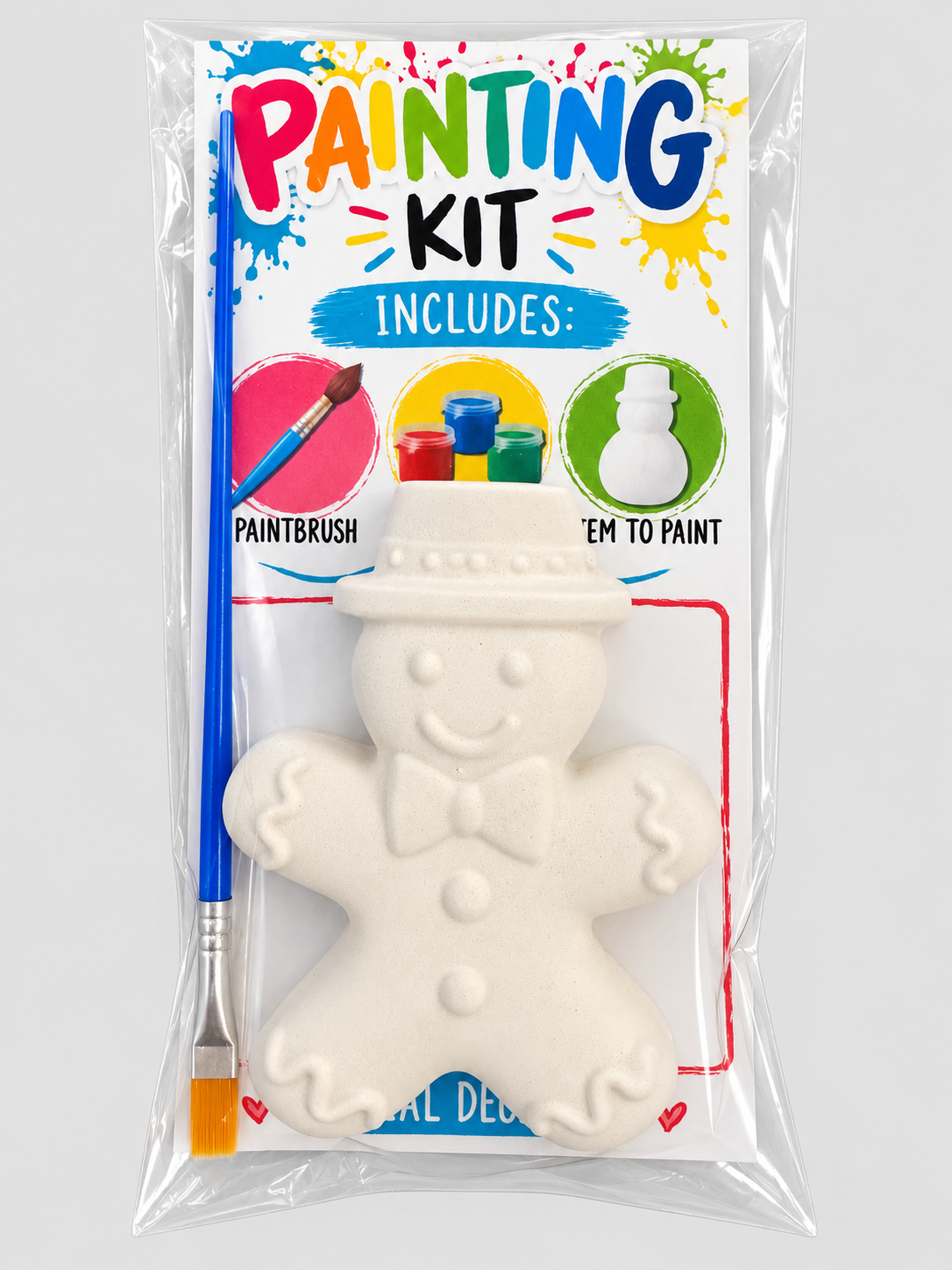 Gingerbread Man Paint Kit